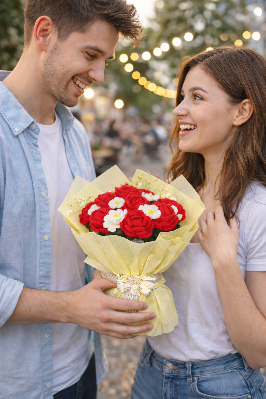 handmade rose bouquet