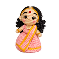 Handmade Crochet Radha Rani Doll