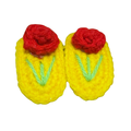 Sunny Rose Crochet Clips