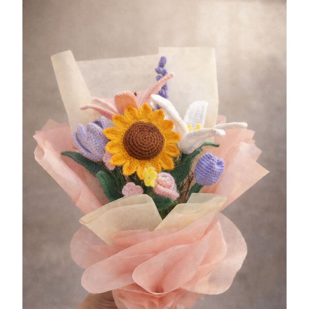Golden Glow Flower Bouquet