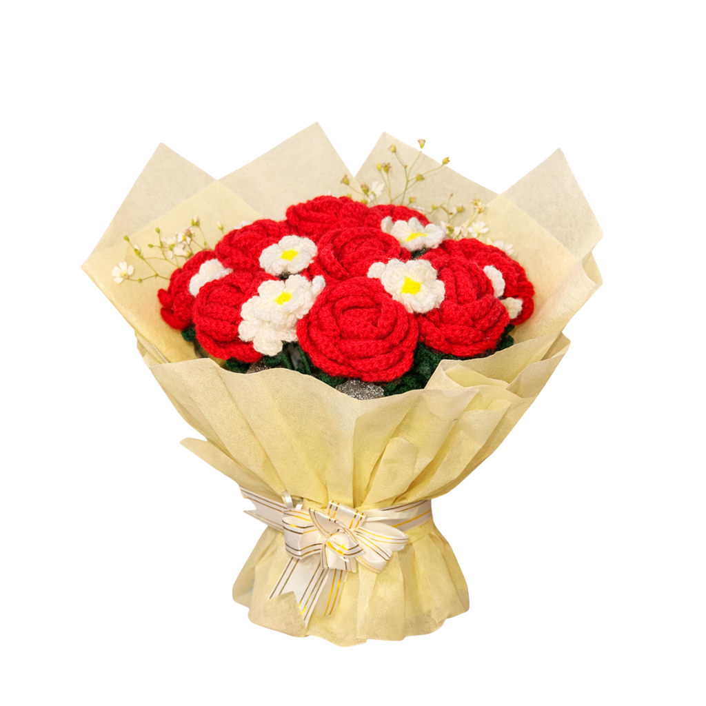 handmade rose bouquet