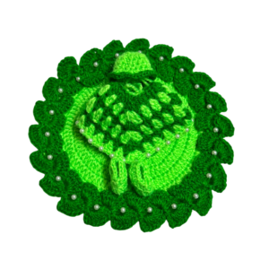 Green Pearl Crochet Poshak